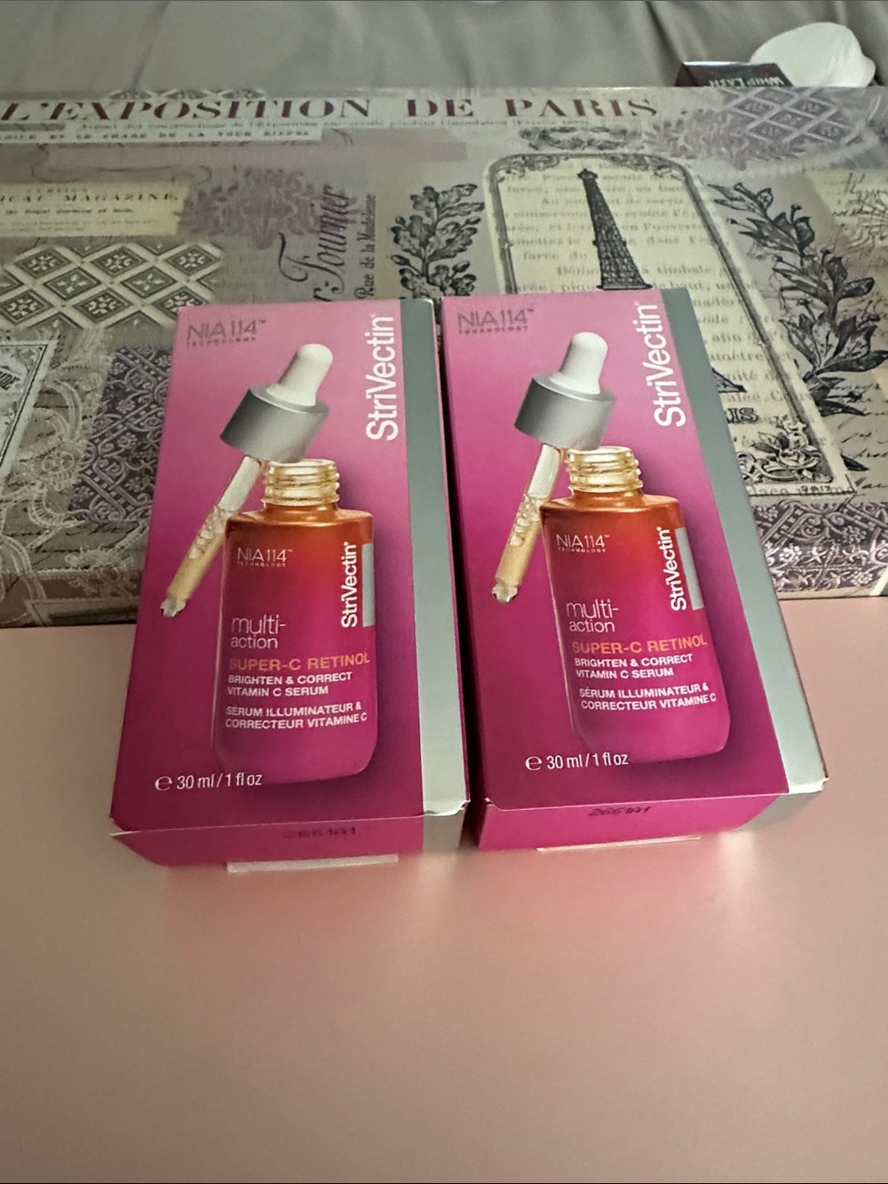 StriVectin Multi-Action Super-C Retinol Serum — Pink and Gold